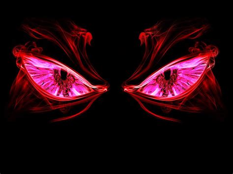 demon eyes wallpaper 4k.